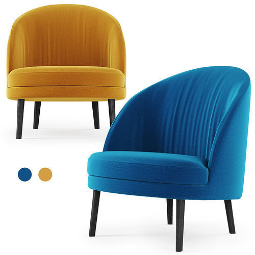 Jules armchair by Arflex  3D model