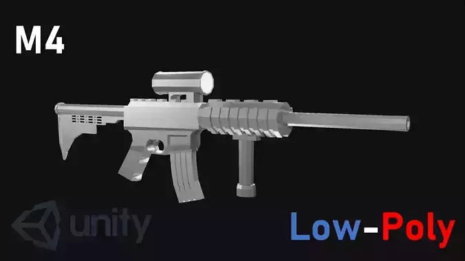 Game-Ready M4 rifle with light