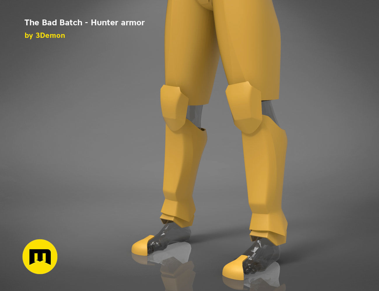 The Bad Batch Hunter armor 3D print model_16