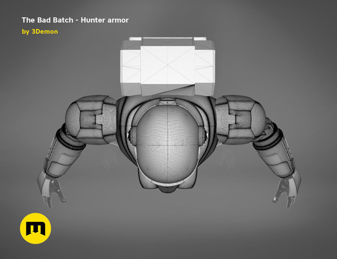 The Bad Batch Hunter armor 3D print model_28