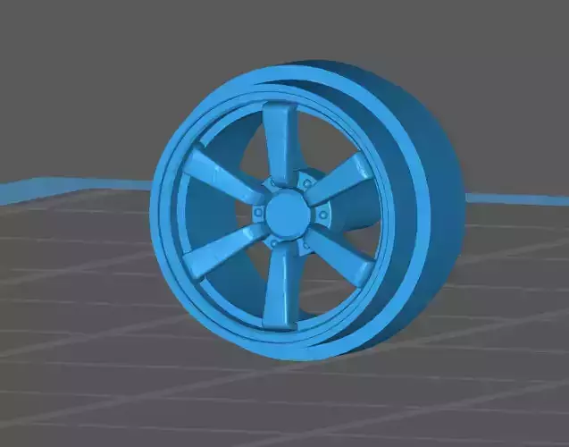 Six Spoke Hotwheels Rims