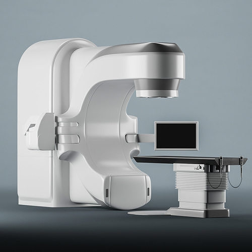 Varian Radiotherapy 3D model Low-poly 3D model