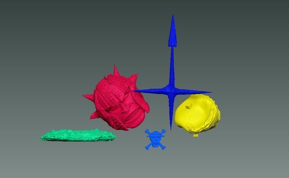 Zoro vs Pica - One piece - 3d Print 3D print model_2