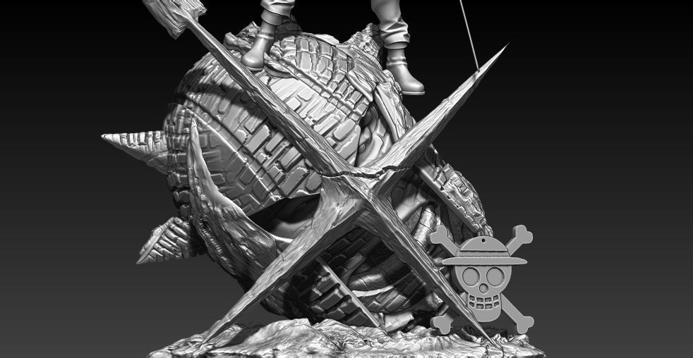 Zoro vs Pica - One piece - 3d Print 3D print model_4