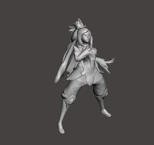 Order of the lotus Irelia 3D Model 3D print model
