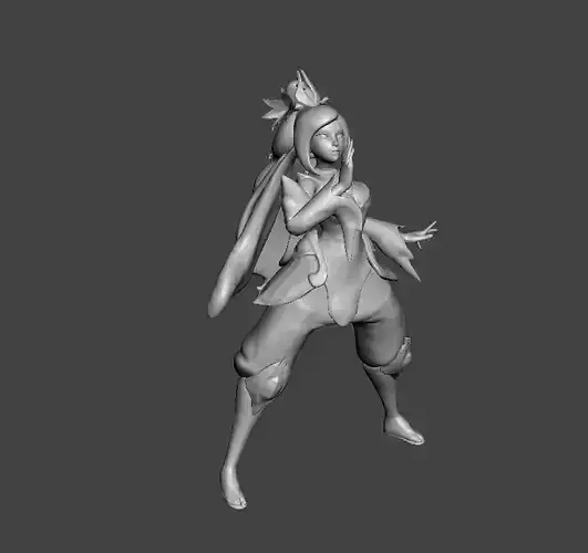 Order of the lotus Irelia 3D Model