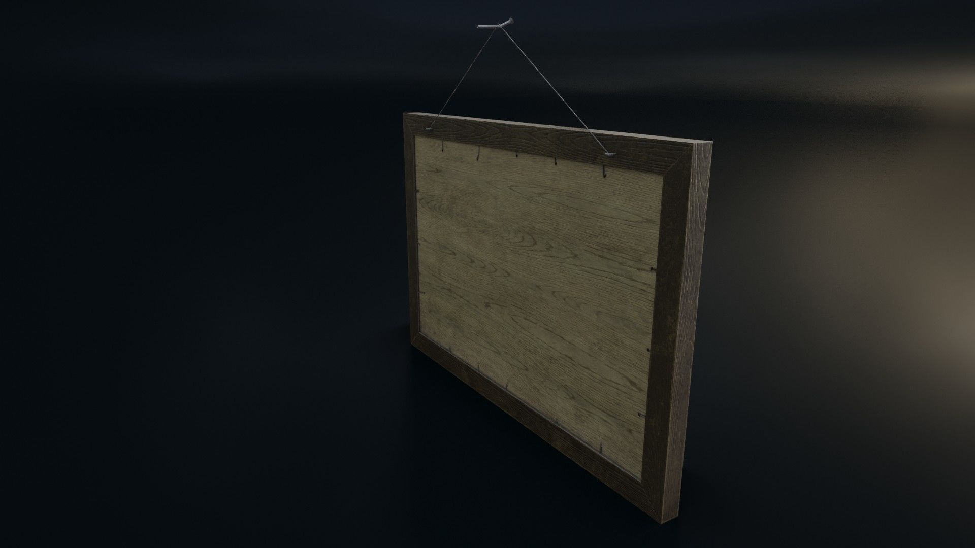 Vintage Picture Frame 03 Low-poly 3D model_25