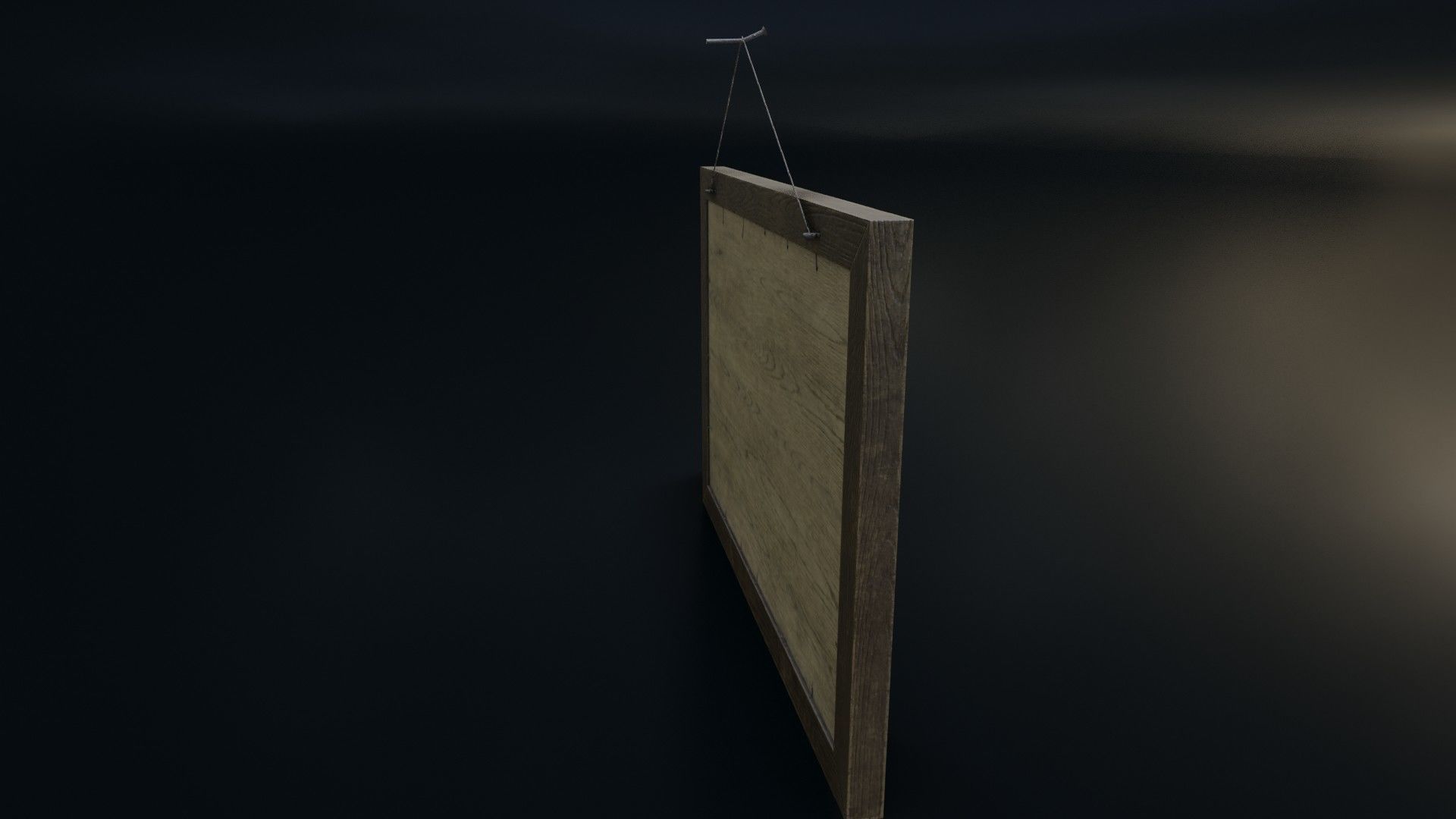 Vintage Picture Frame 03 Low-poly 3D model_27