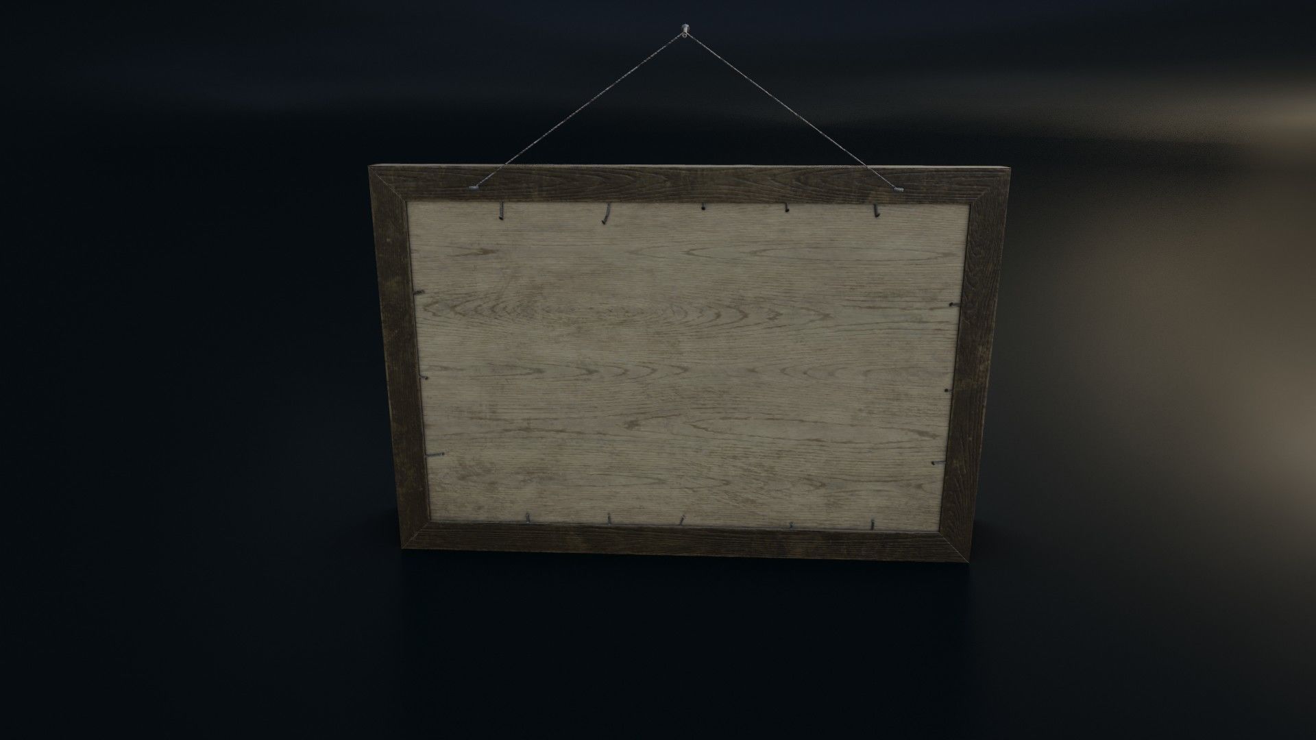 Vintage Picture Frame 03 Low-poly 3D model_20