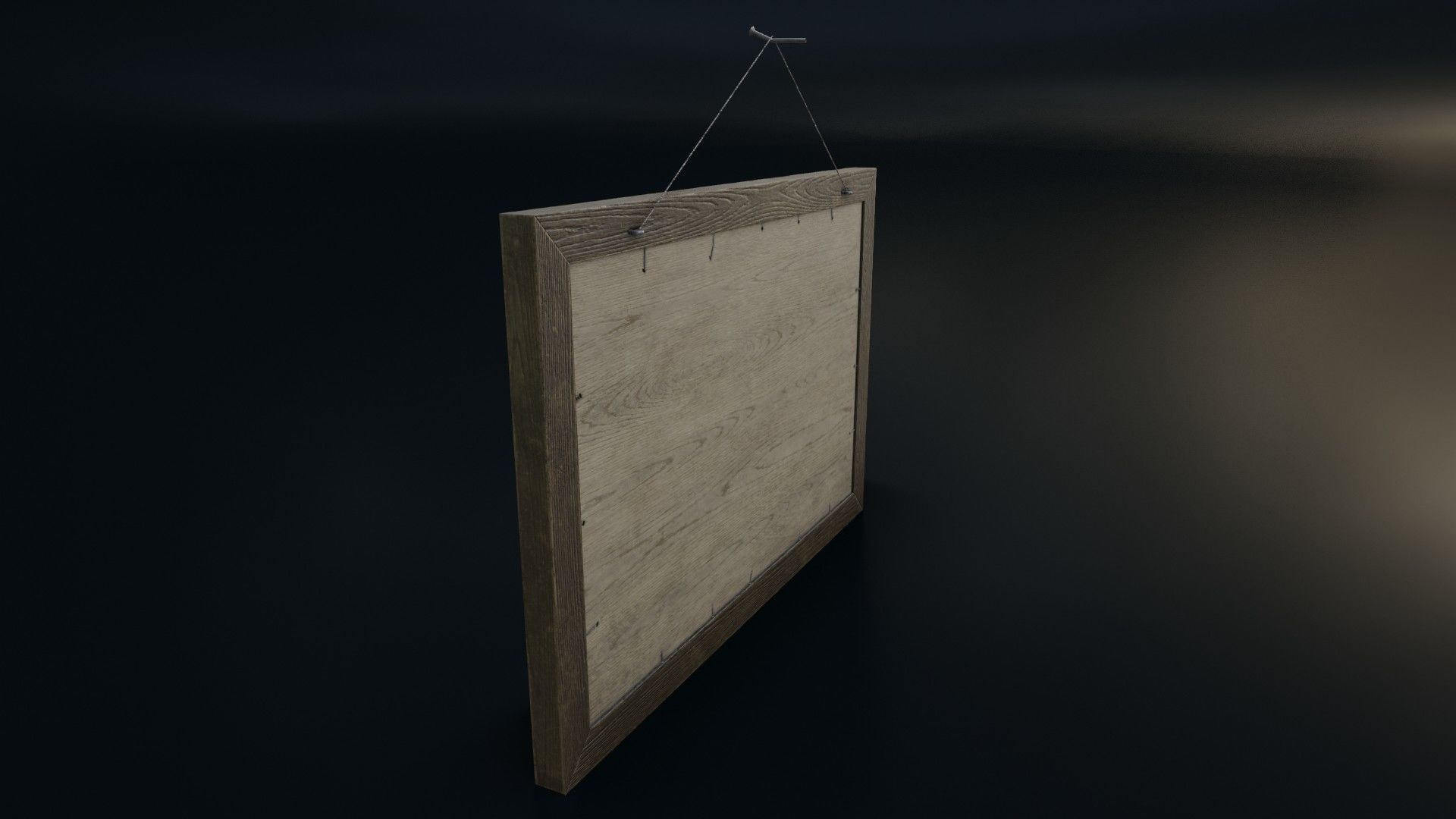 Vintage Picture Frame 03 Low-poly 3D model_14