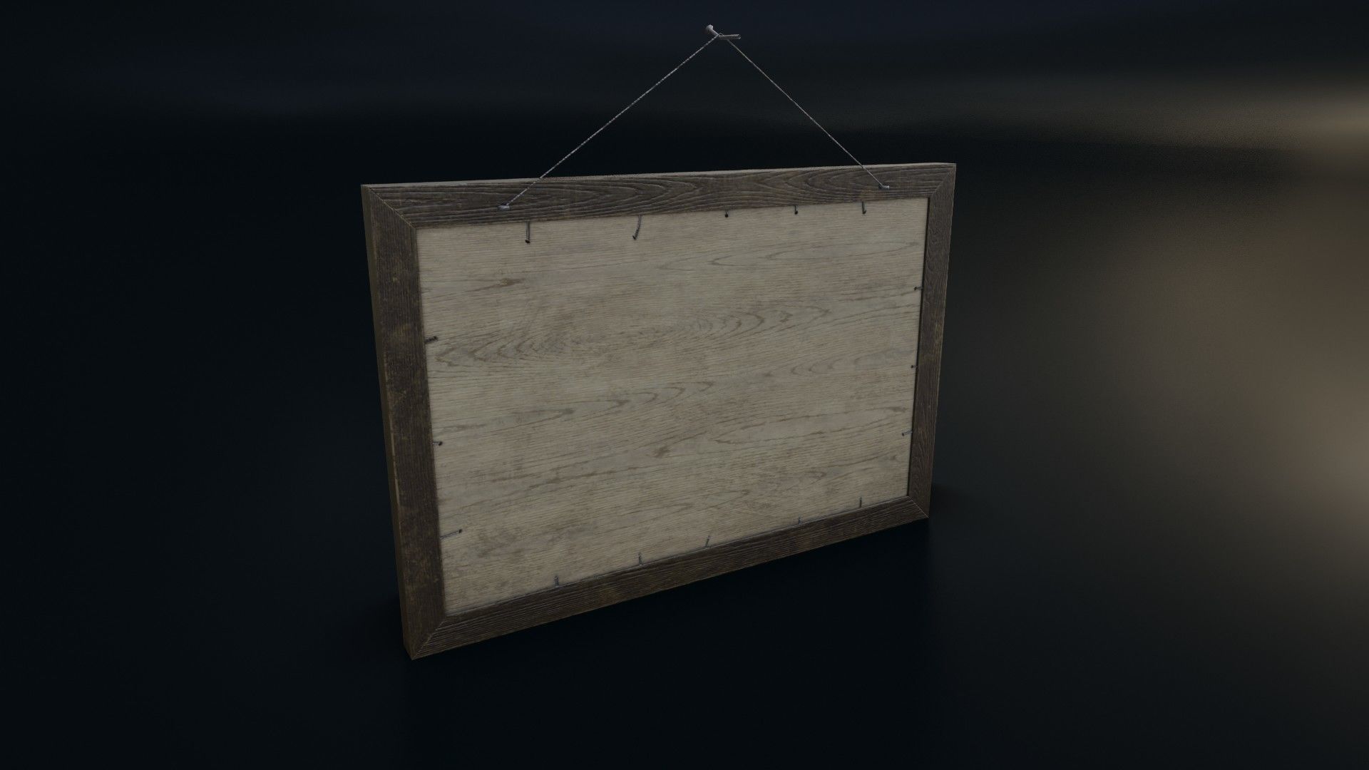 Vintage Picture Frame 03 Low-poly 3D model_17