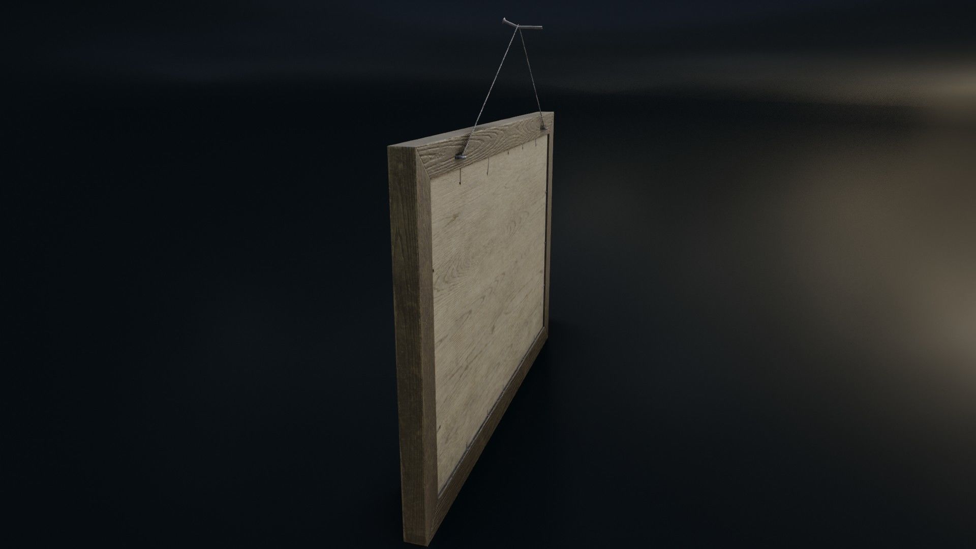 Vintage Picture Frame 03 Low-poly 3D model_13