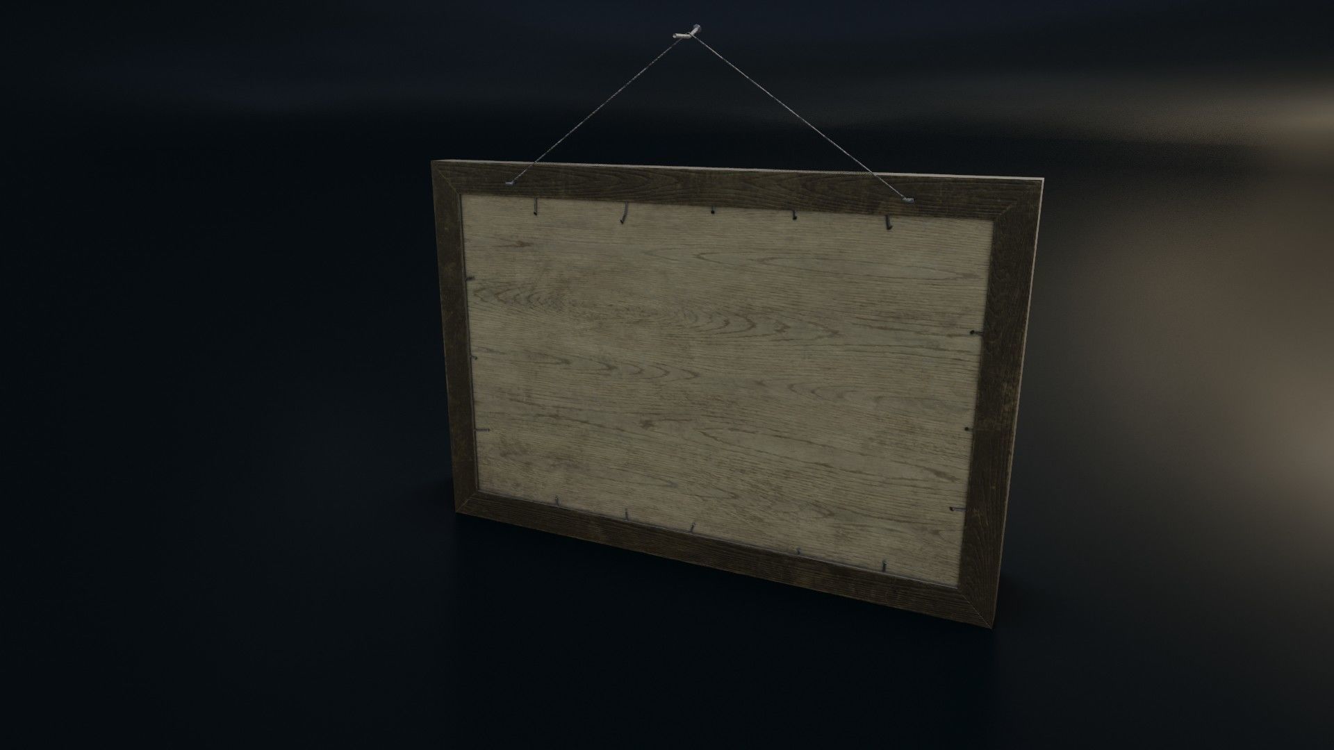 Vintage Picture Frame 03 Low-poly 3D model_22