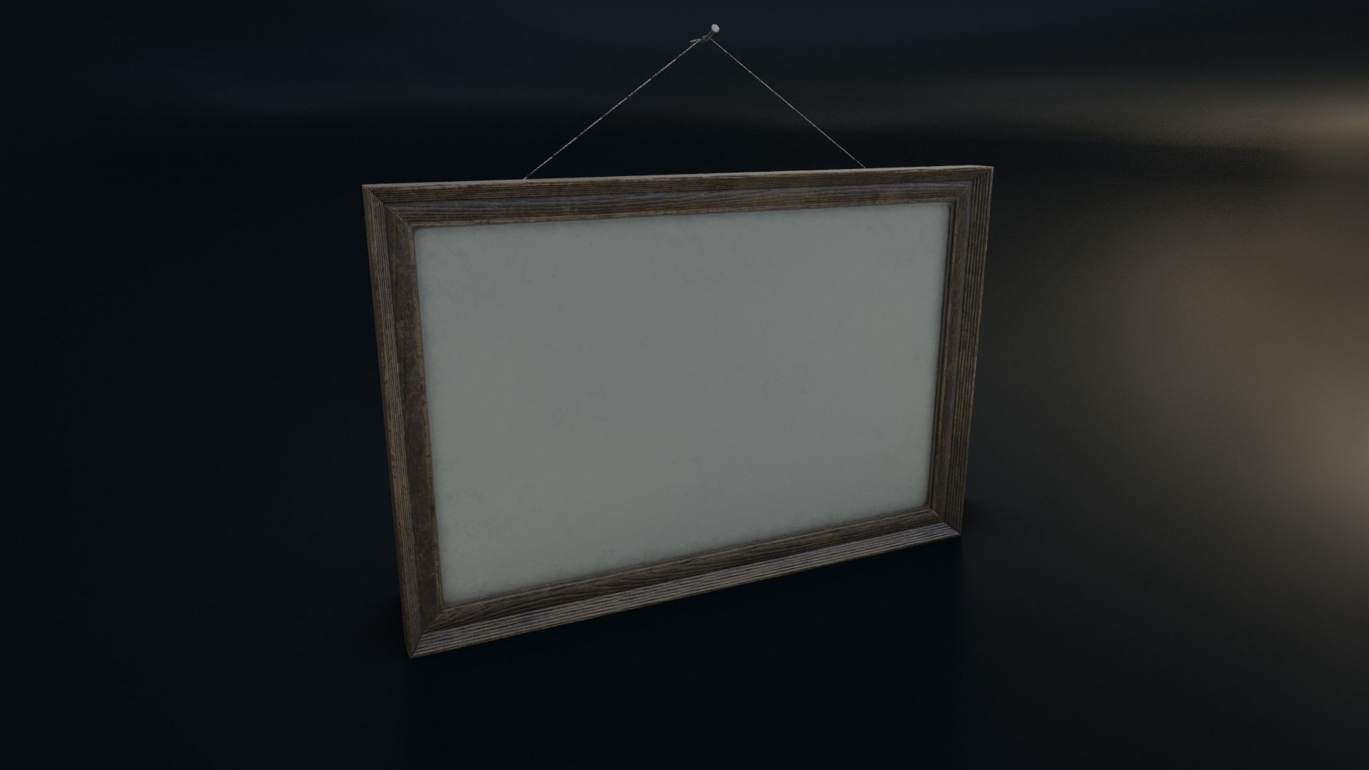 Vintage Picture Frame 03 Low-poly 3D model_1