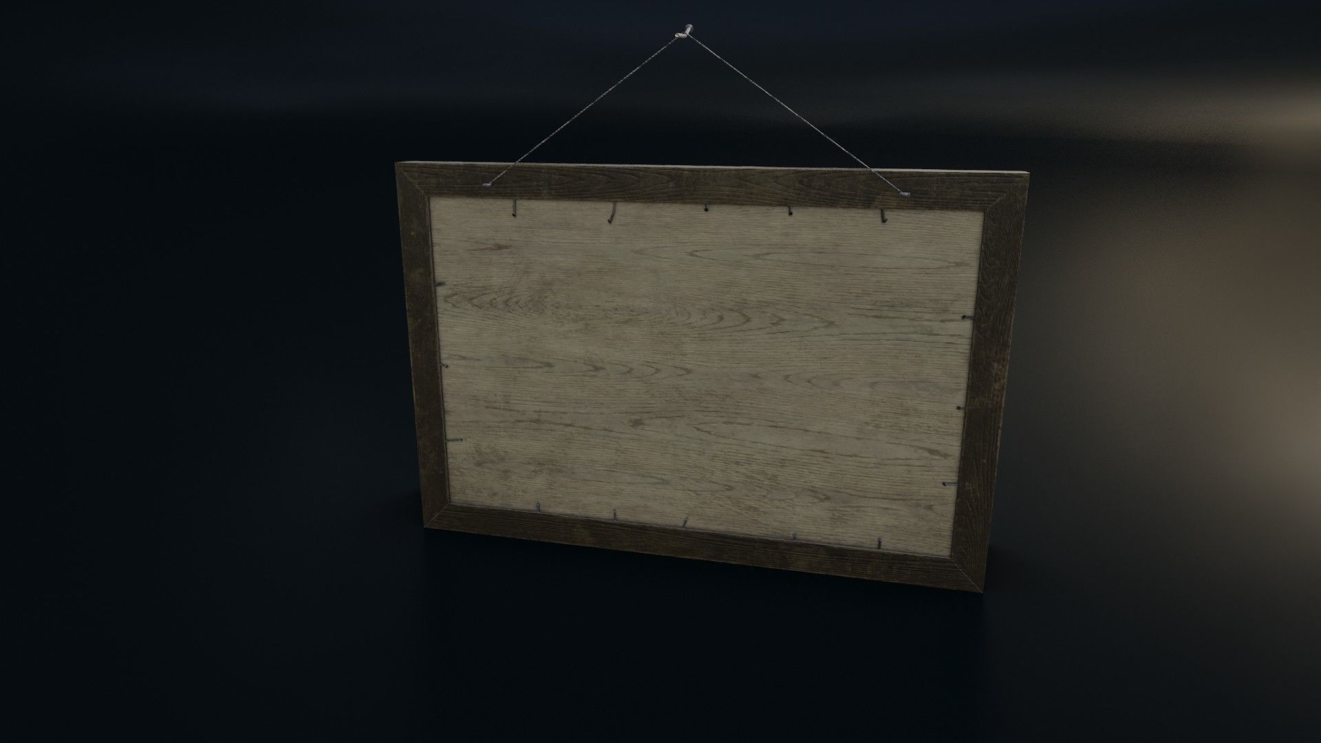 Vintage Picture Frame 03 Low-poly 3D model_21