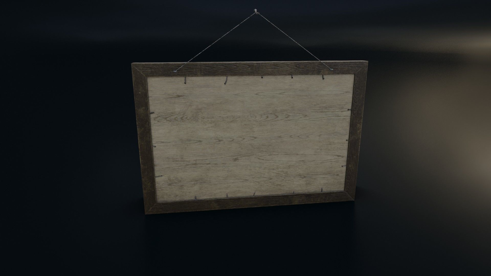 Vintage Picture Frame 03 Low-poly 3D model_19