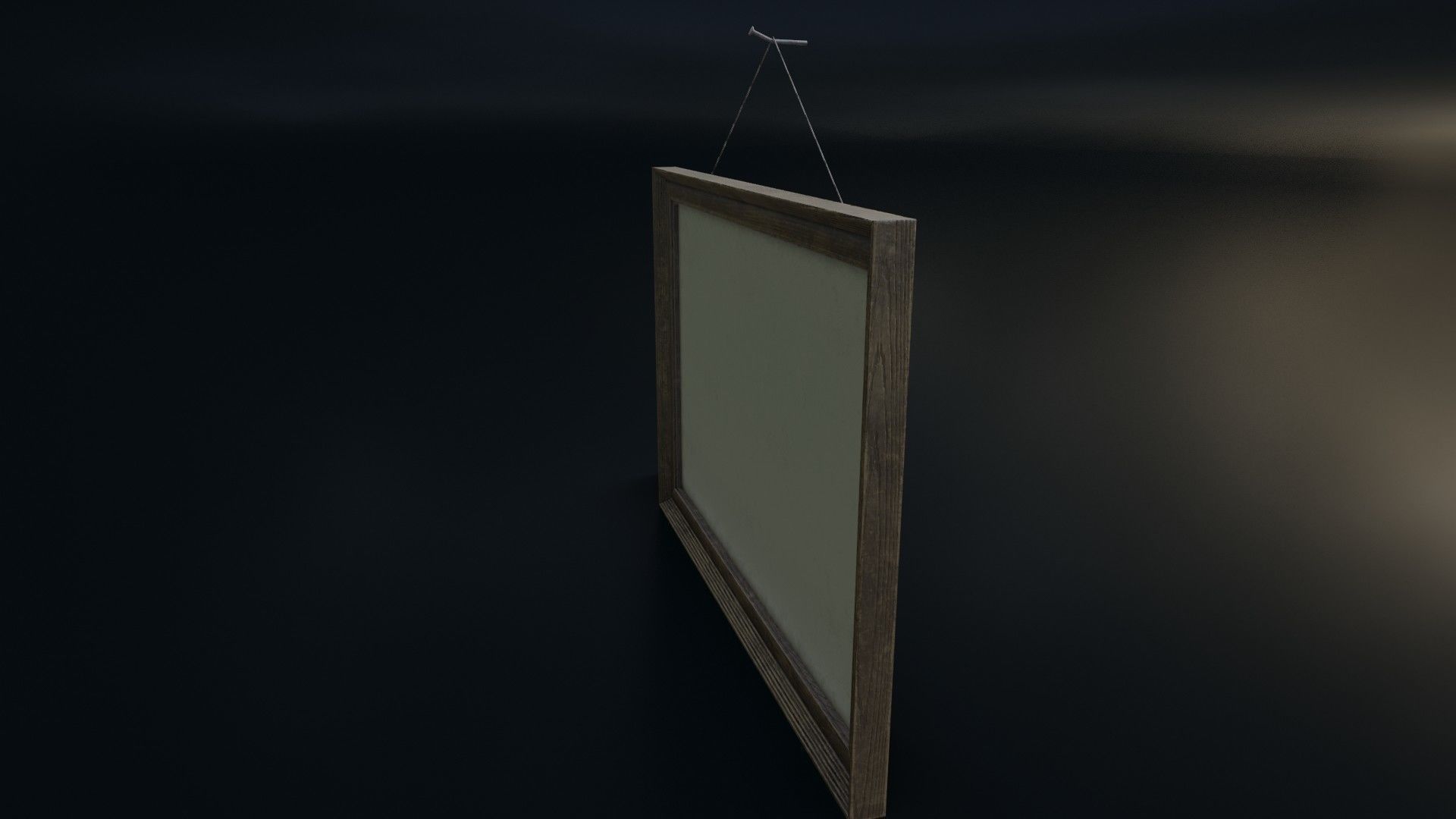 Vintage Picture Frame 03 Low-poly 3D model_10