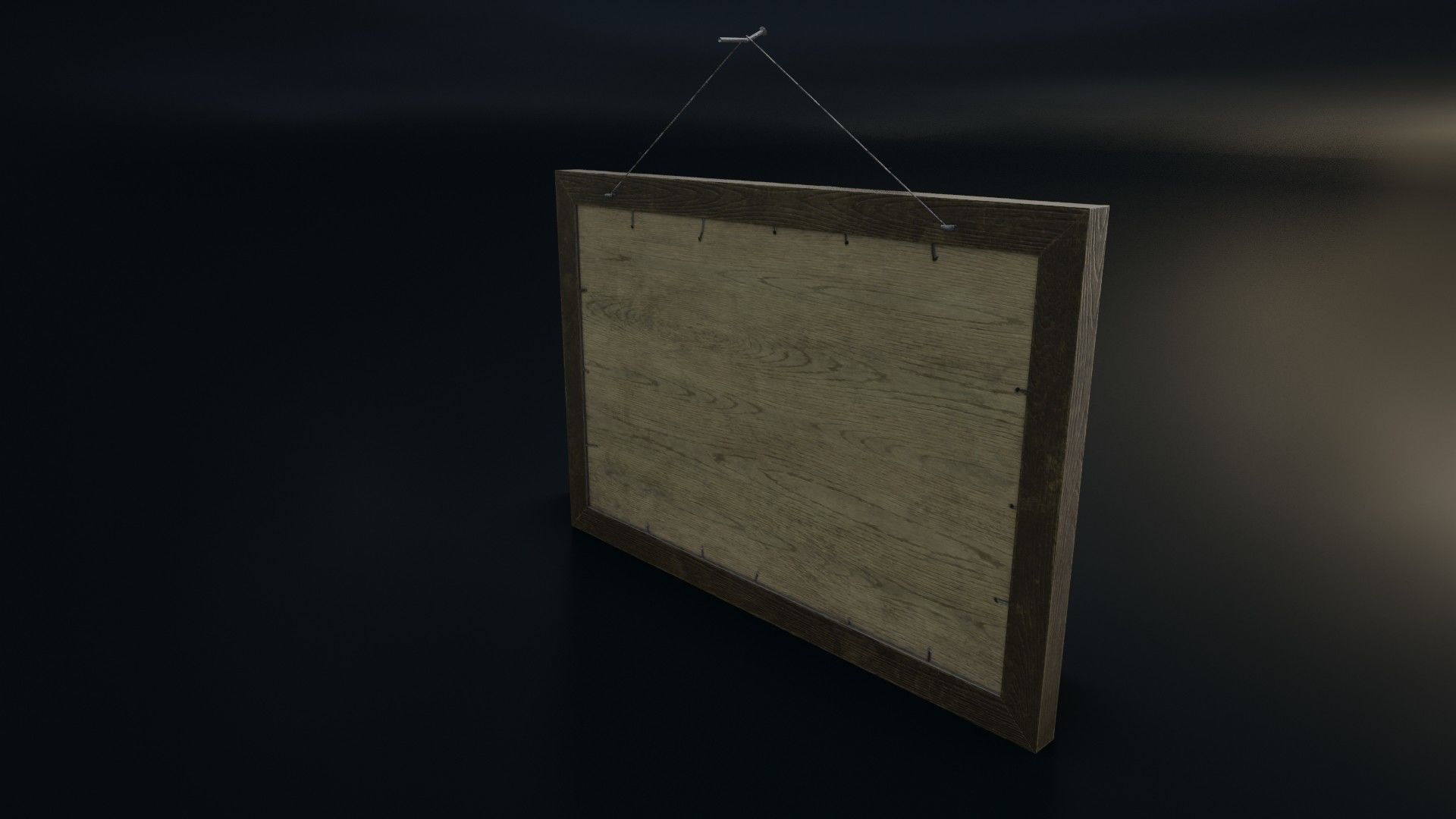 Vintage Picture Frame 03 Low-poly 3D model_24