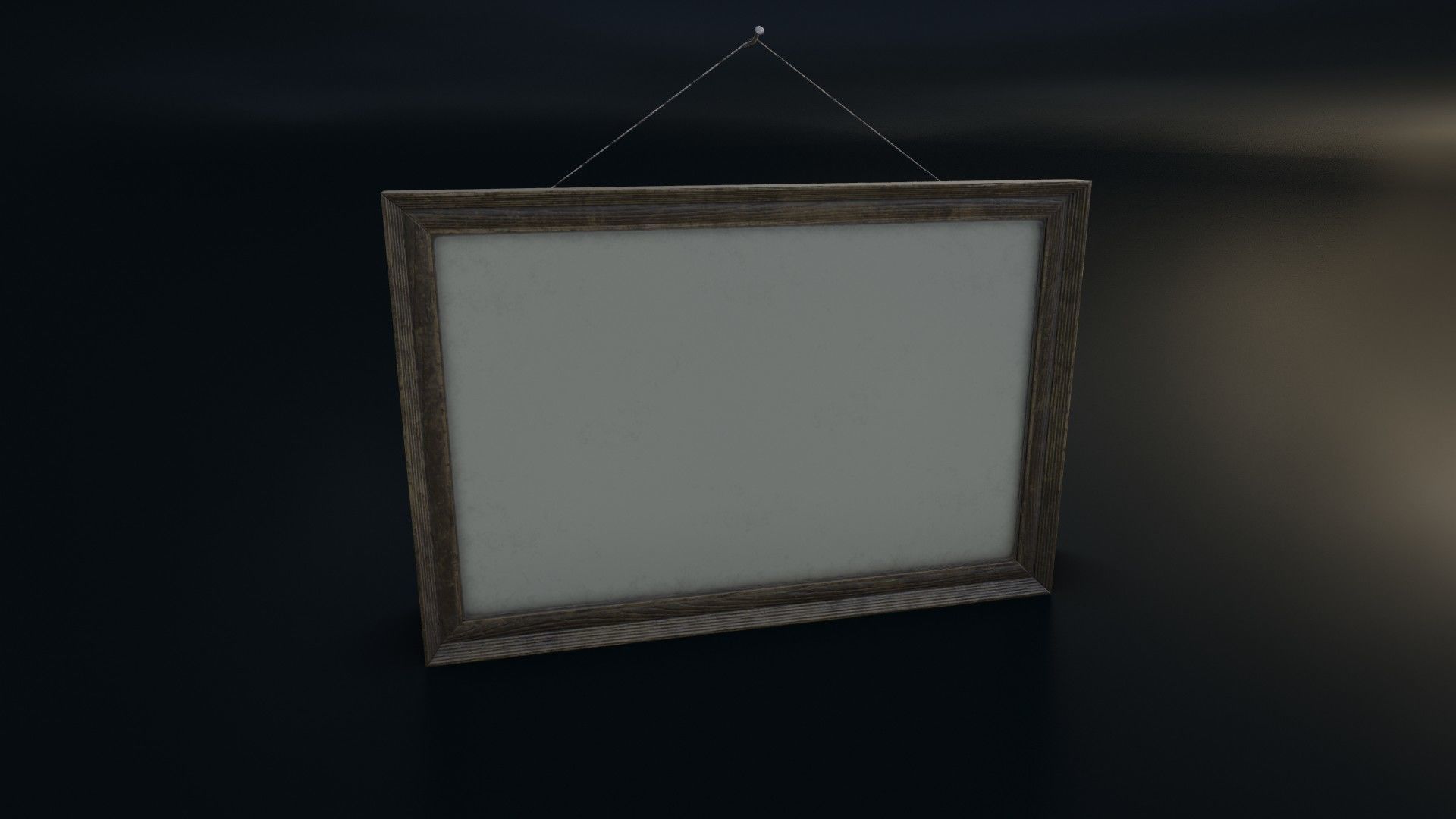 Vintage Picture Frame 03 Low-poly 3D model_2