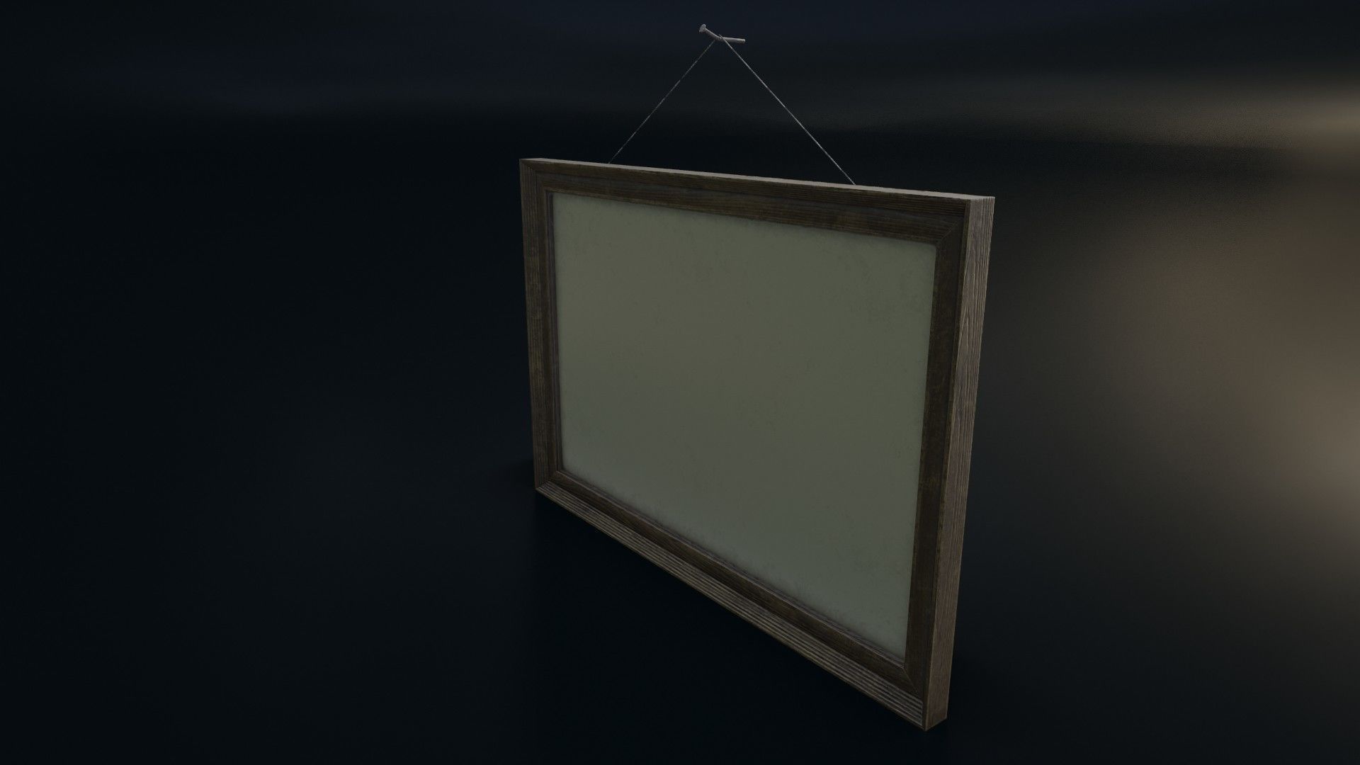 Vintage Picture Frame 03 Low-poly 3D model_8