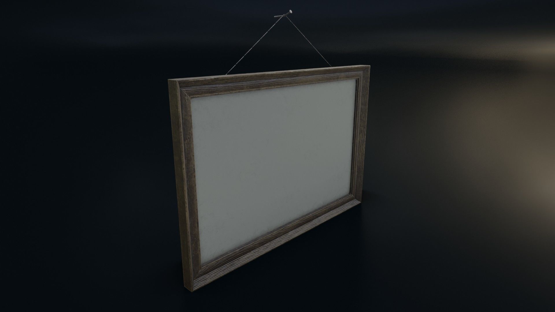 Vintage Picture Frame 03 Low-poly 3D model_32