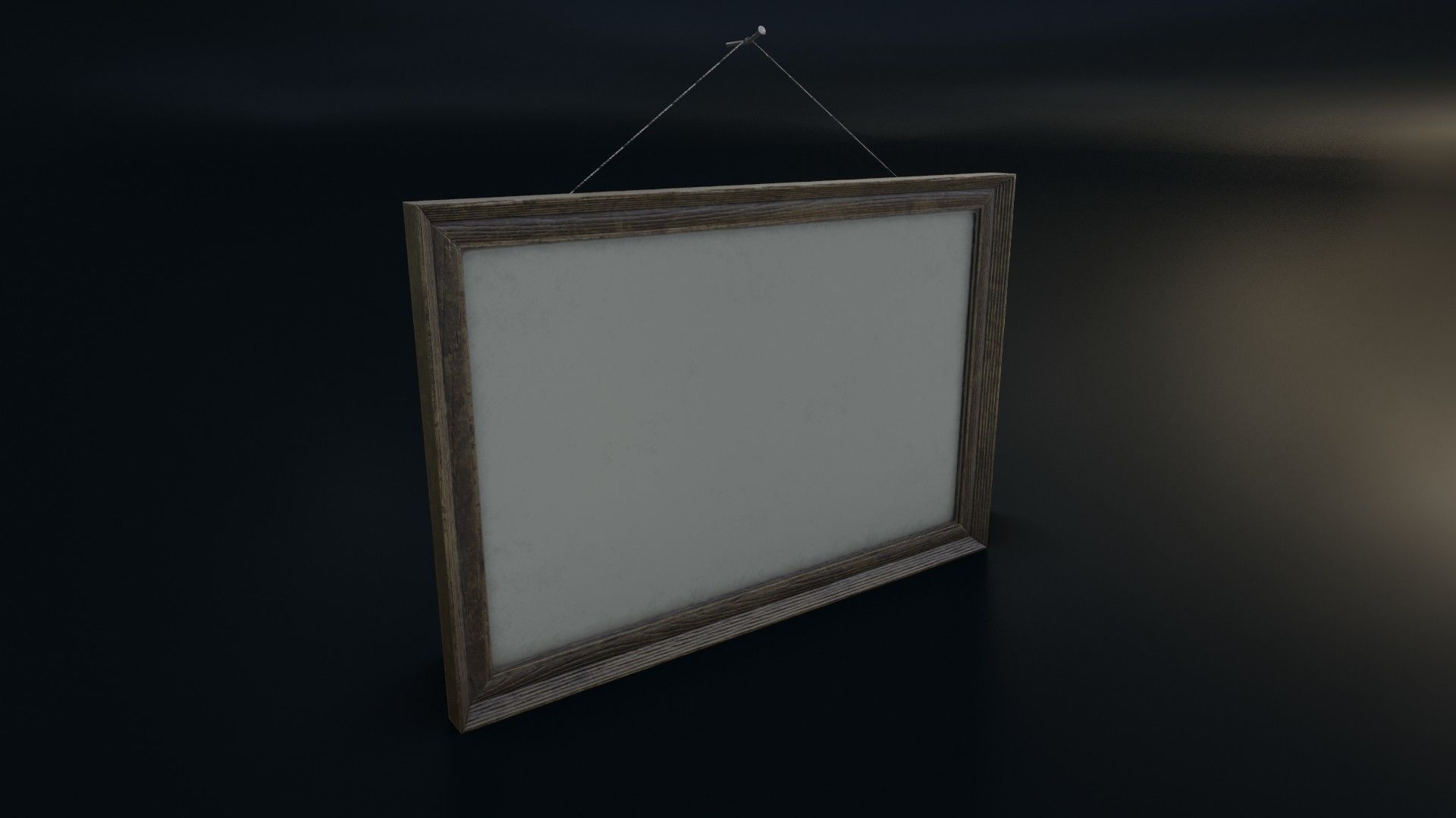 Vintage Picture Frame 03 Low-poly 3D model_33