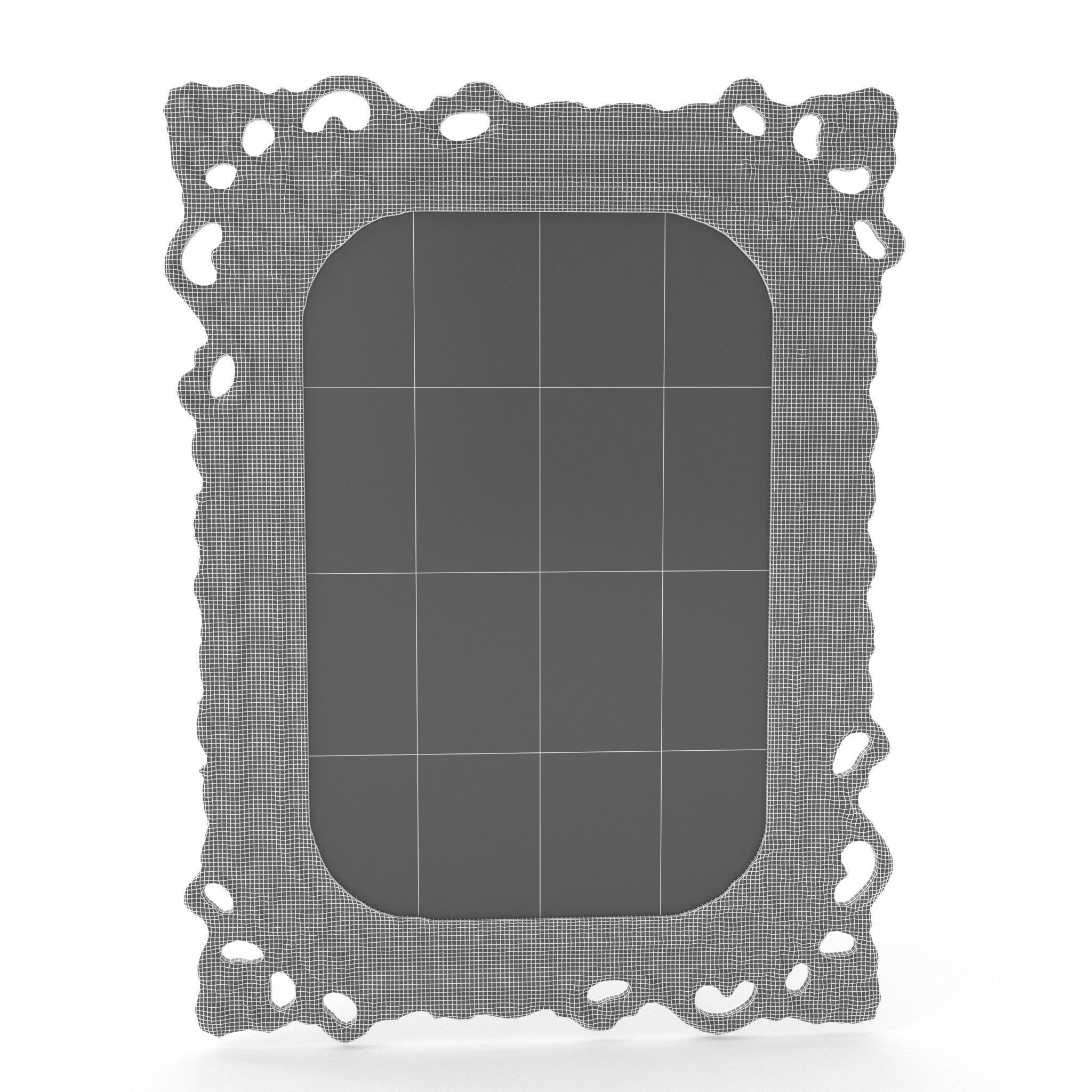Antique Frame Mirror Collection Low-poly 3D model_39