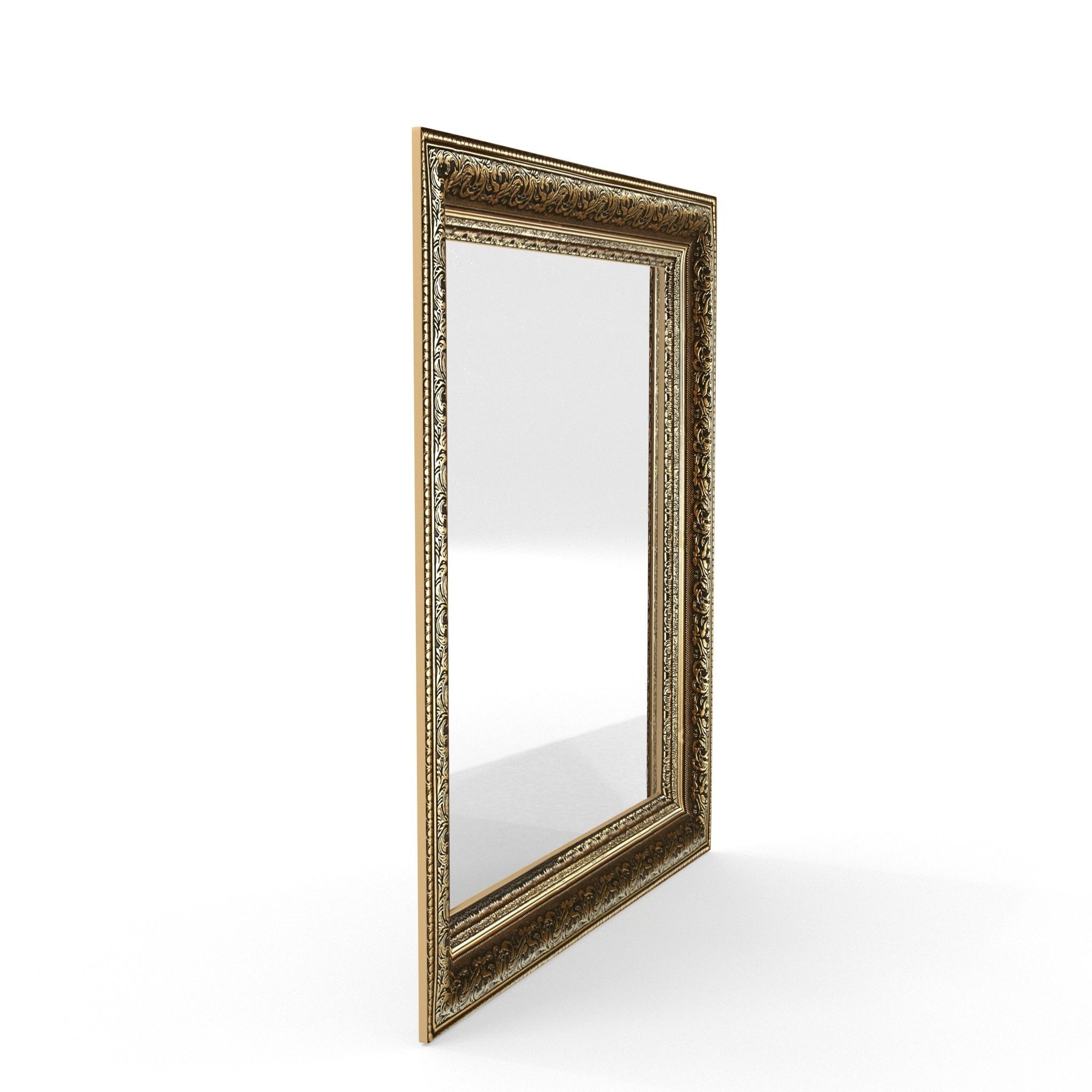 Antique Frame Mirror Collection Low-poly 3D model_31