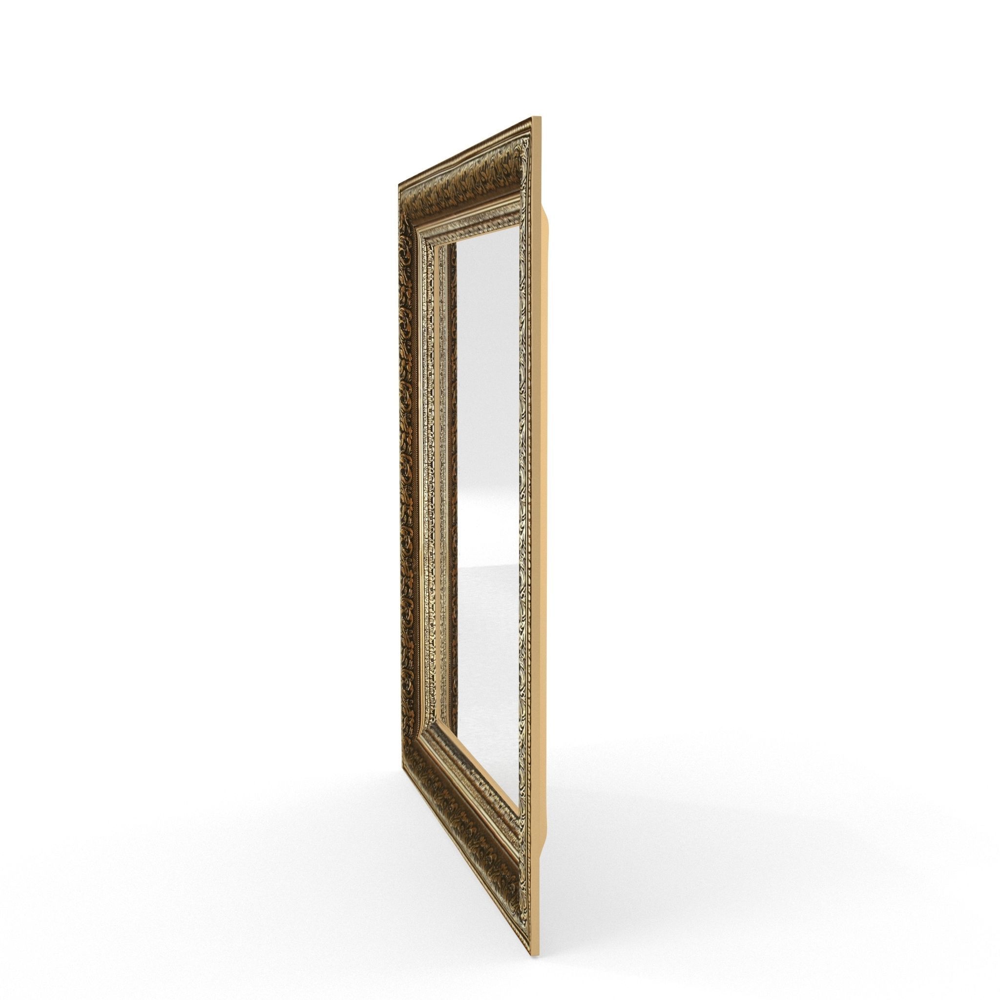 Antique Frame Mirror Collection Low-poly 3D model_35