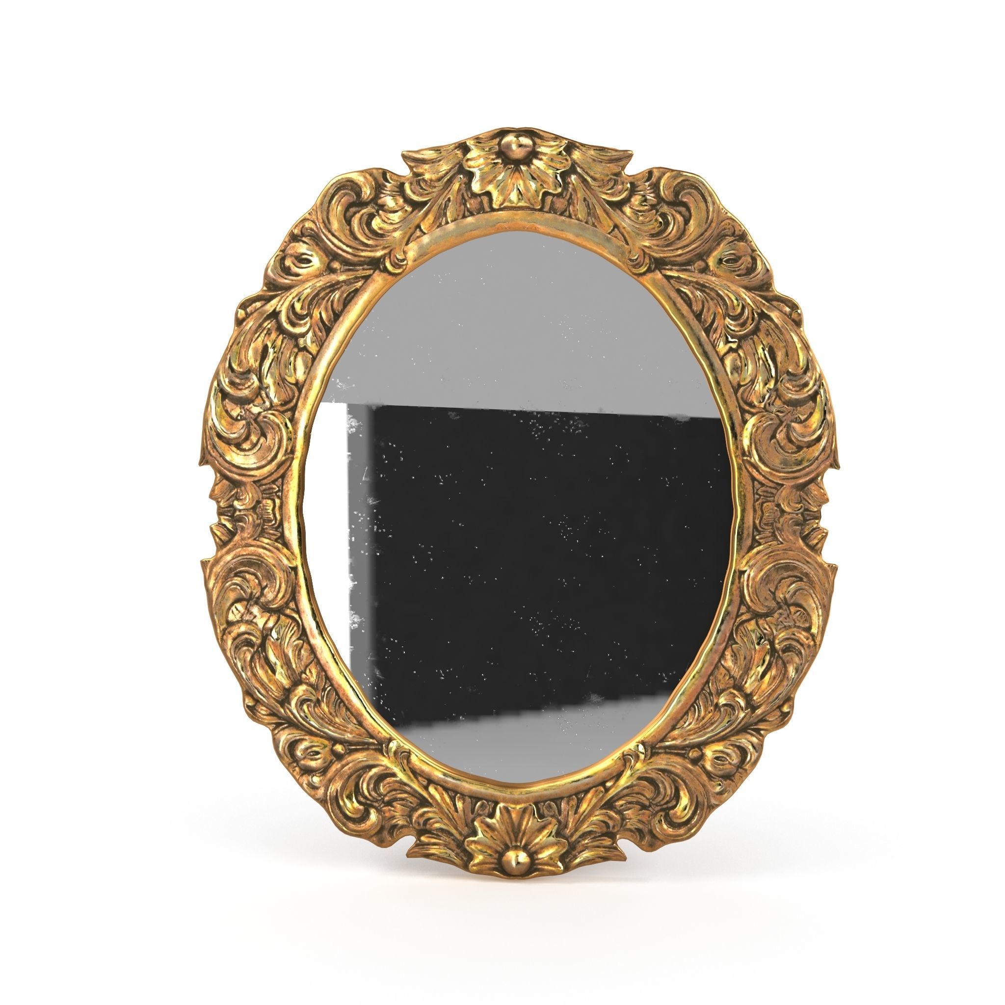 Antique Frame Mirror Collection Low-poly 3D model_22