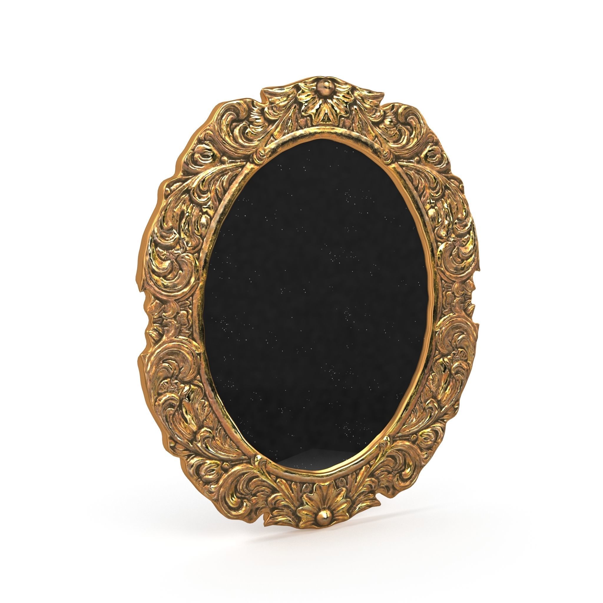 Antique Frame Mirror Collection Low-poly 3D model_27