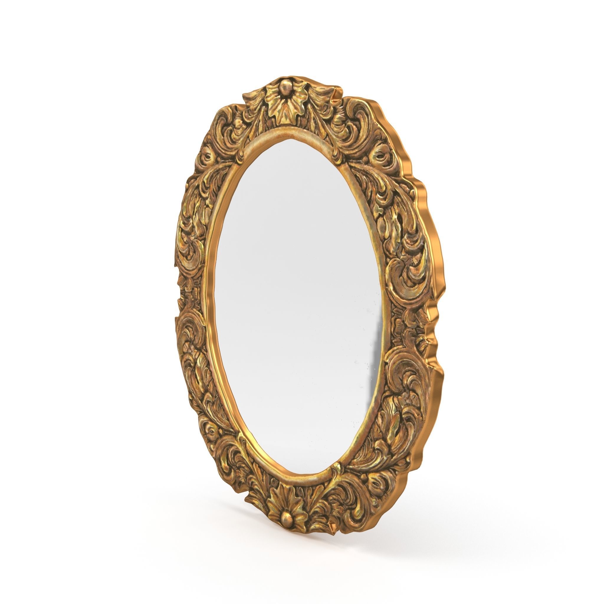 Antique Frame Mirror Collection Low-poly 3D model_21