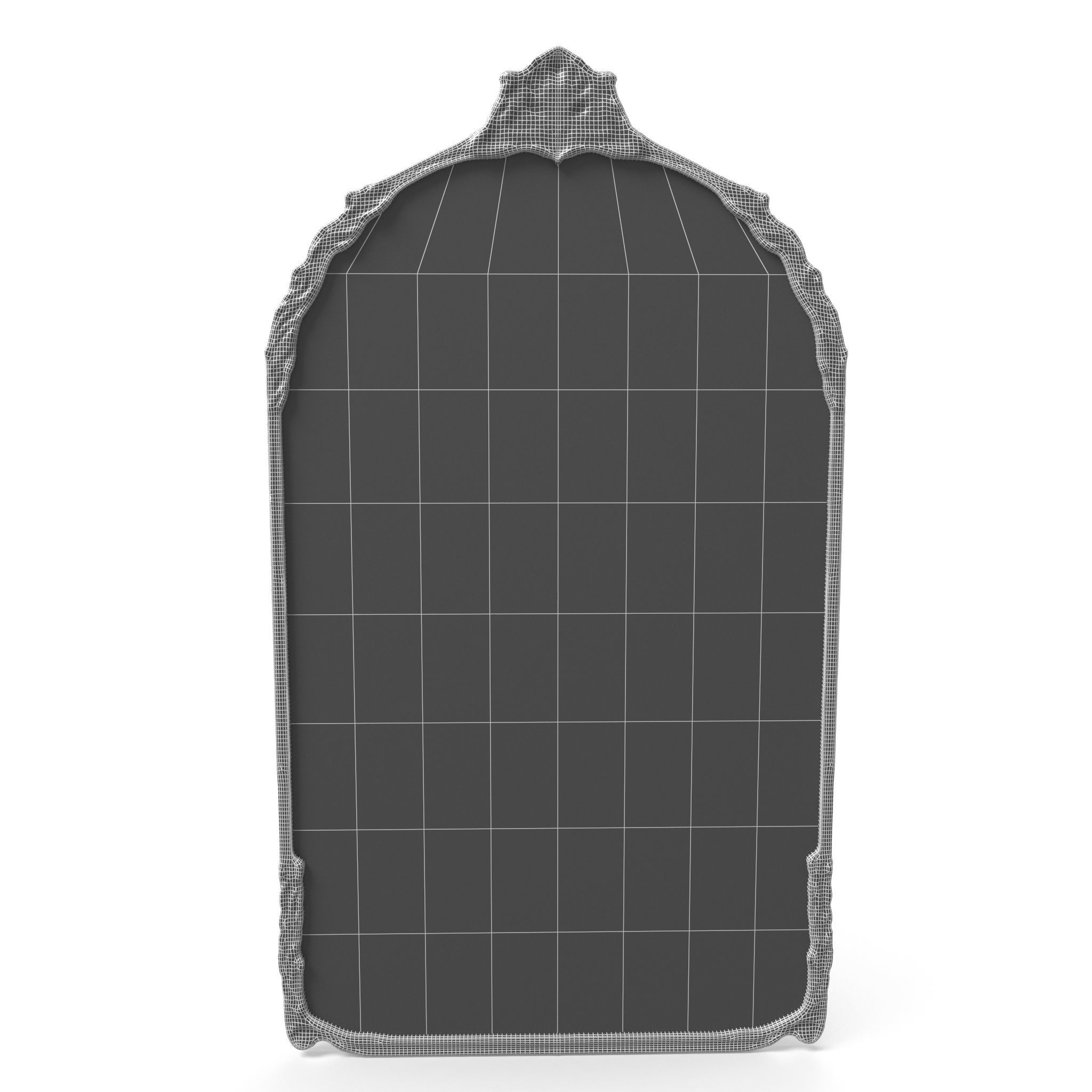 Antique Frame Mirror Collection Low-poly 3D model_13