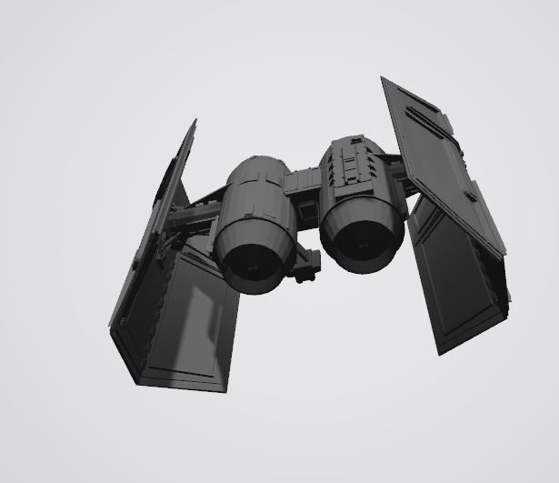 Star-Wars-tie-bomber star wars tie fighter 3D print model_2