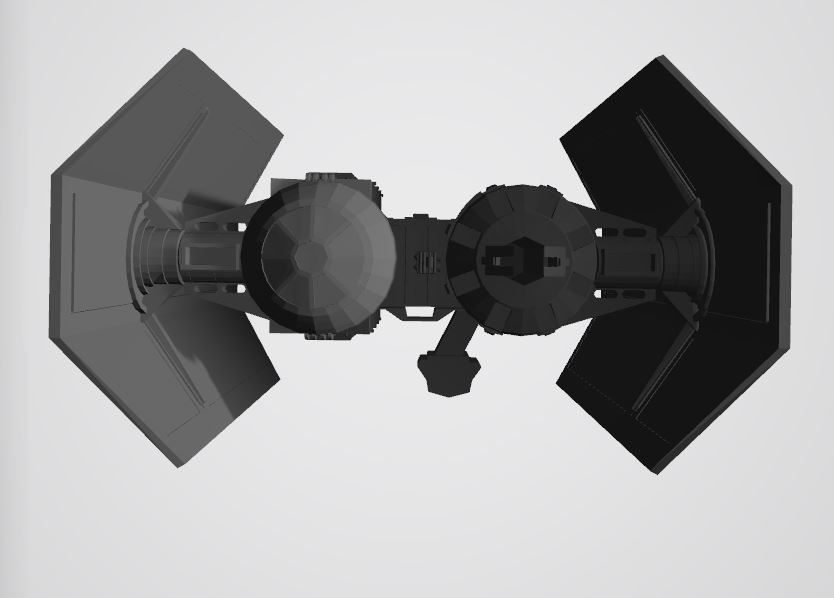 Star-Wars-tie-bomber star wars tie fighter 3D print model_3