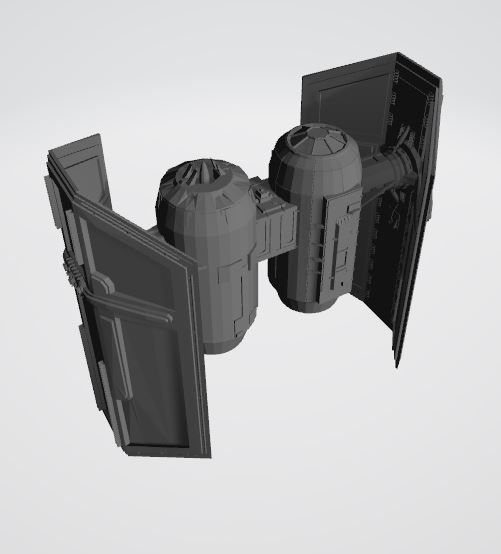 Star-Wars-tie-bomber star wars tie fighter 3D print model_1