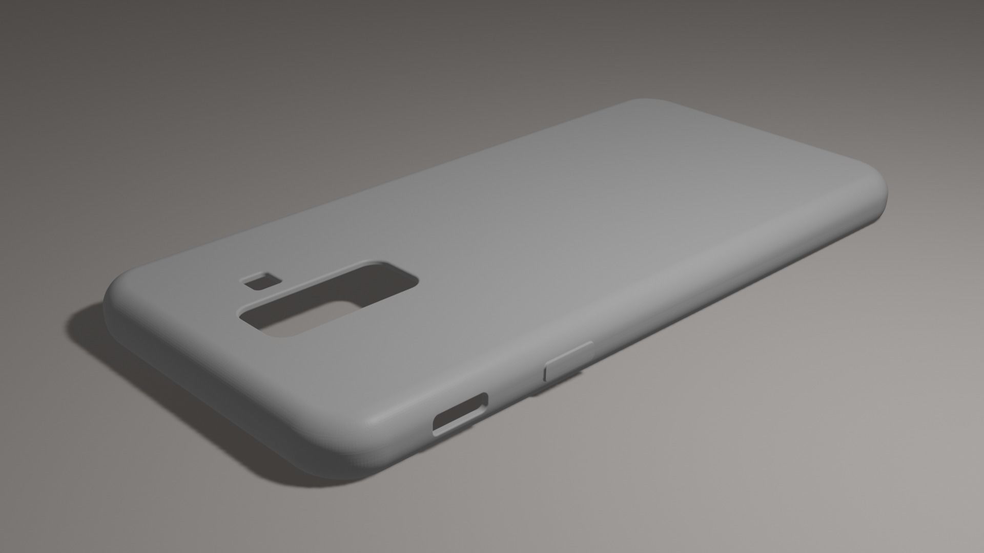 Samsung Galaxy A6 PLUS TPU case 3D print model_3