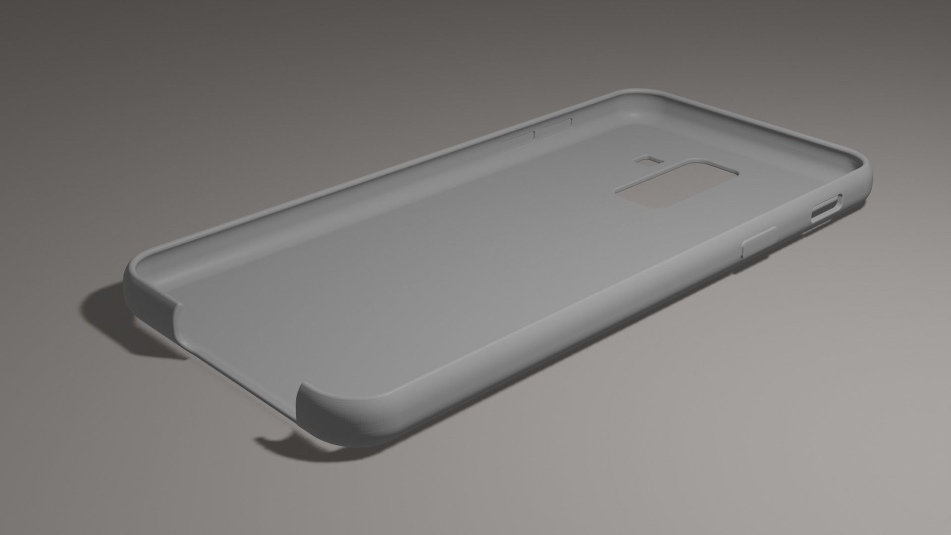 Samsung Galaxy A6 PLUS TPU case 3D print model_1