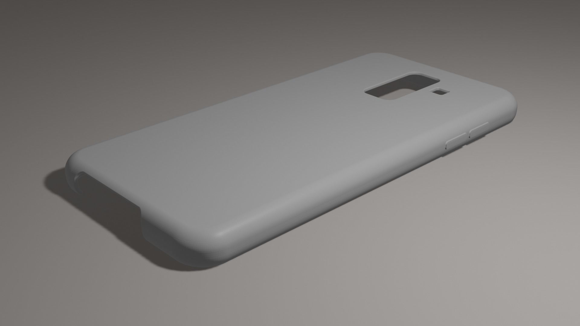 Samsung Galaxy A6 PLUS TPU case 3D print model_2