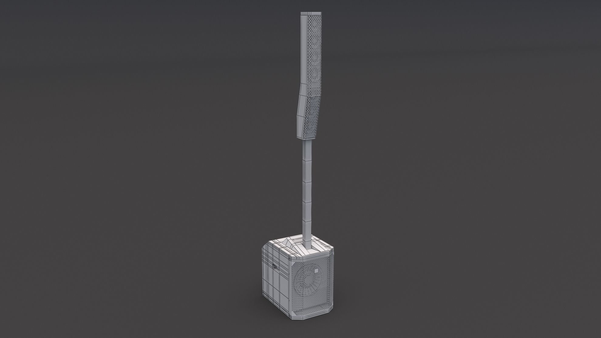 Electro - Voice EV Evolve 50 Low-poly 3D model_5