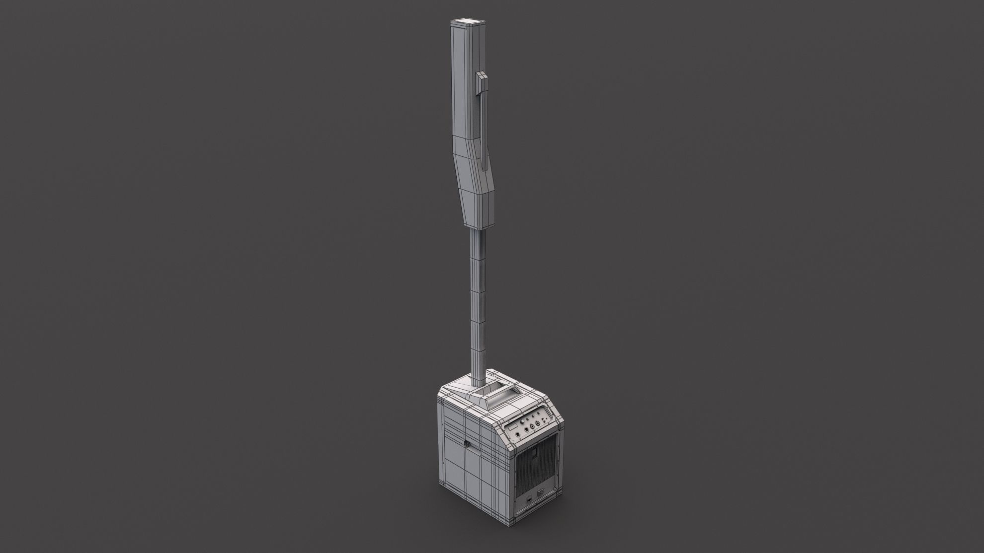 Electro - Voice EV Evolve 50 Low-poly 3D model_7