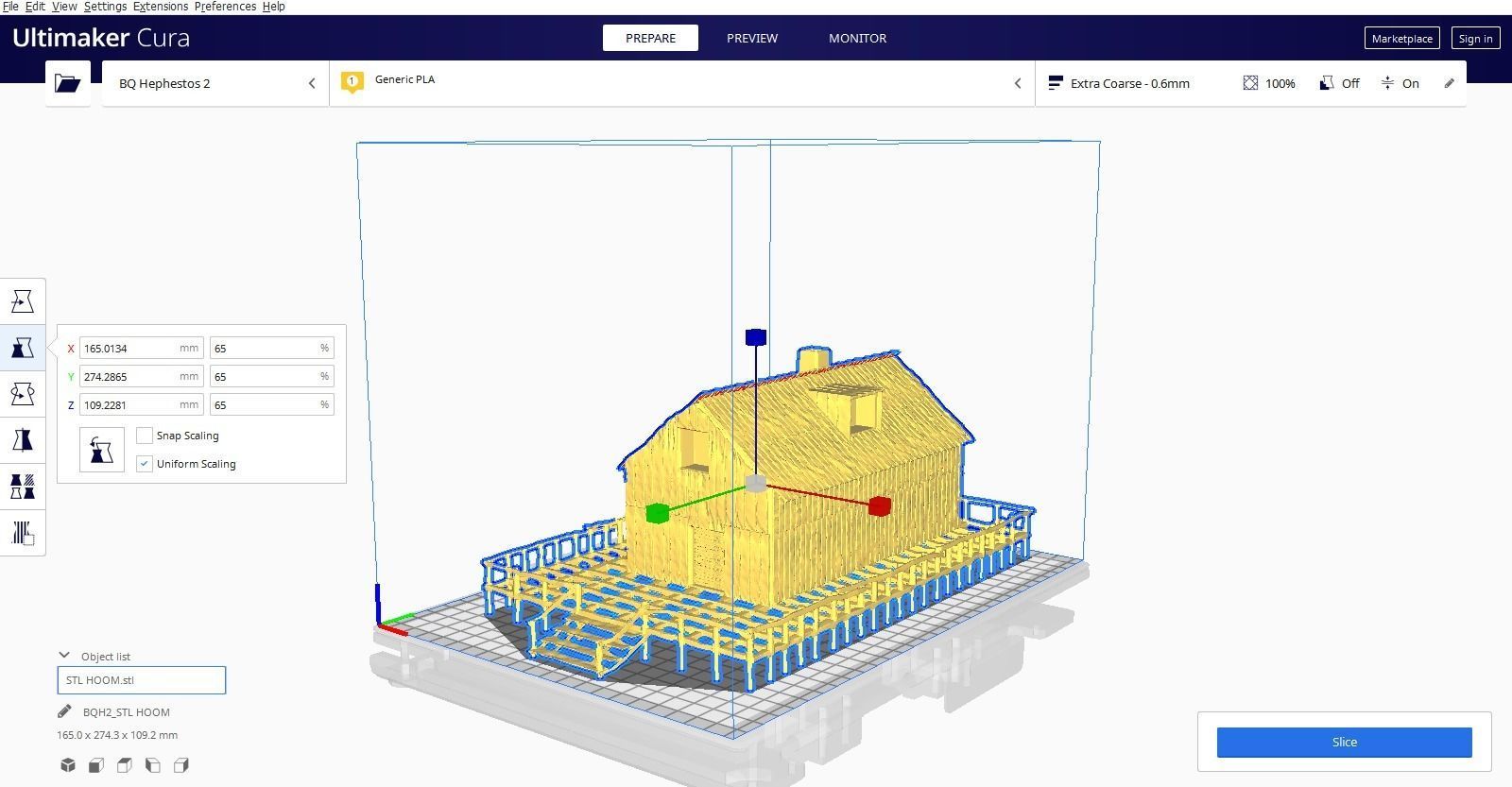 wooden house 3D print model_6
