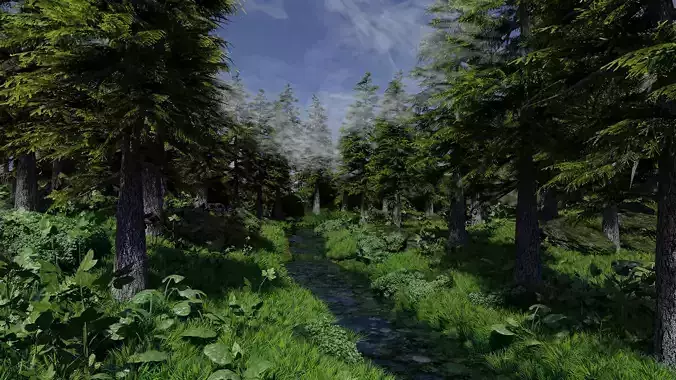 Forest Scene 3D model