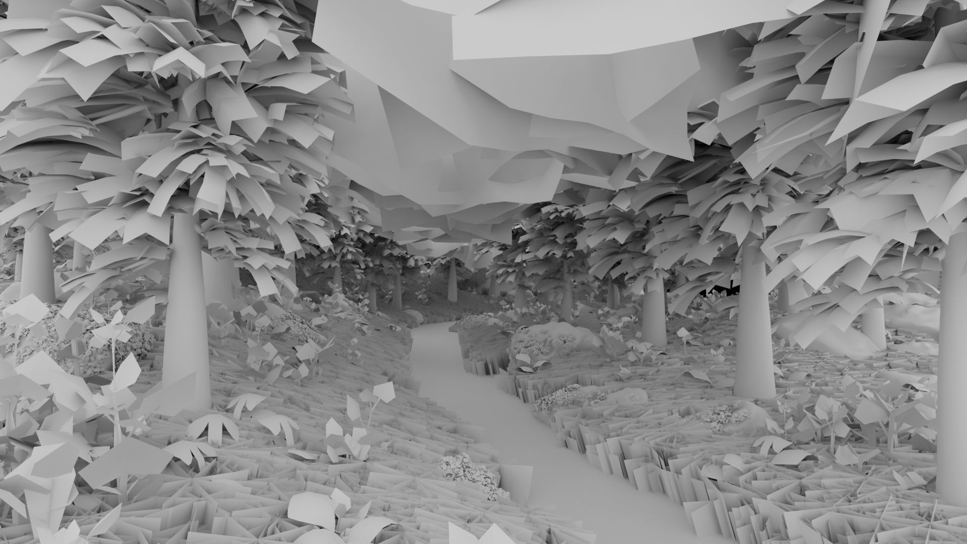 Forest Scene 3D model_7