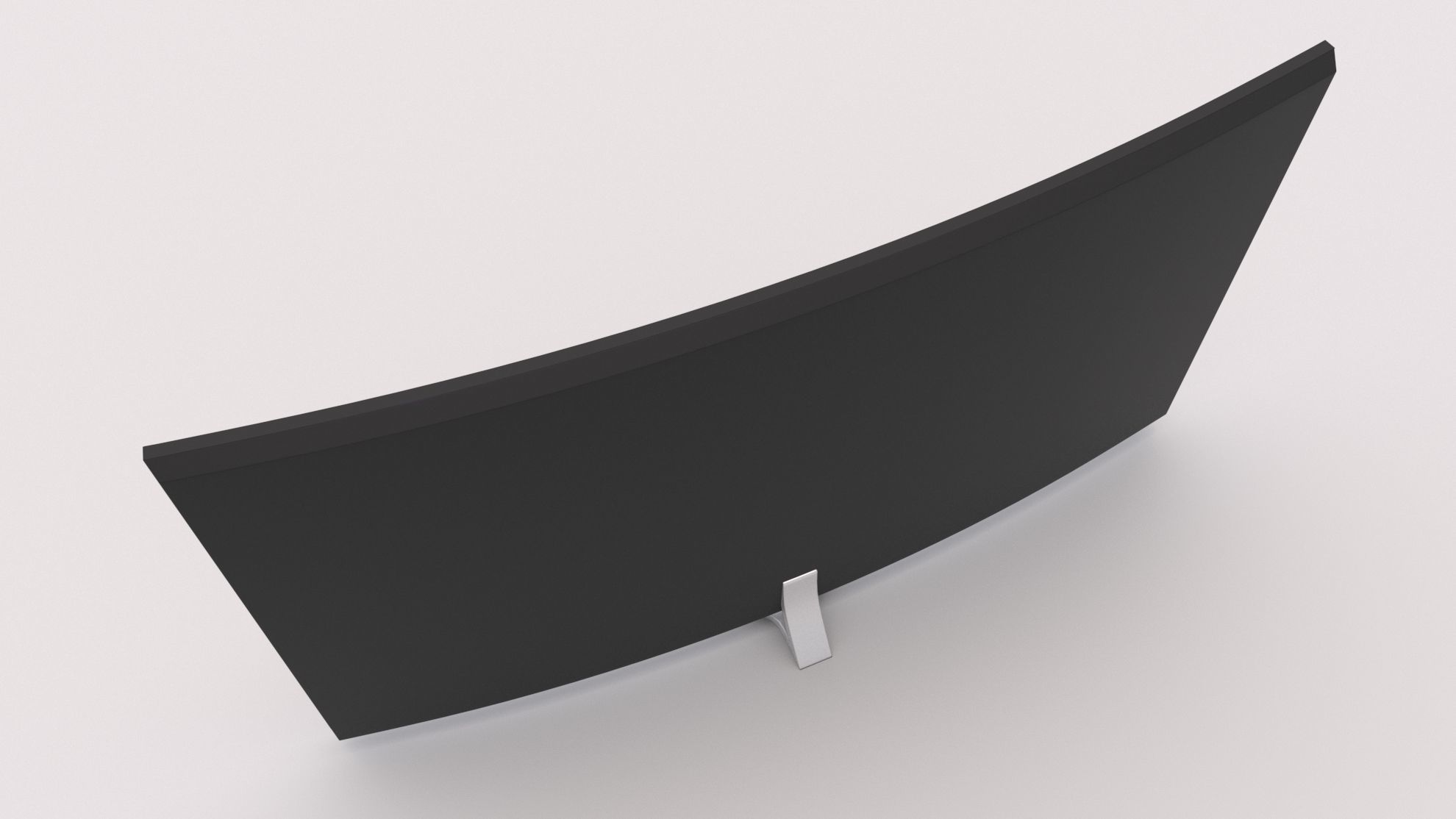 Samsung 4K Smart TV Low-poly 3D model_2