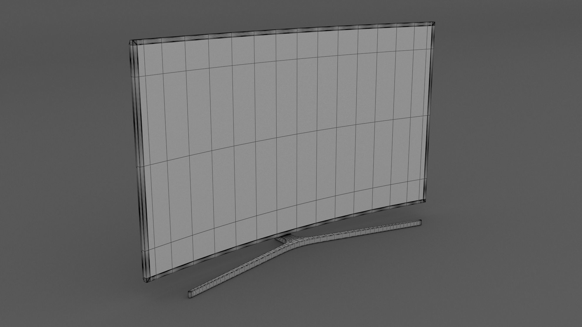 Samsung 4K Smart TV Low-poly 3D model_6