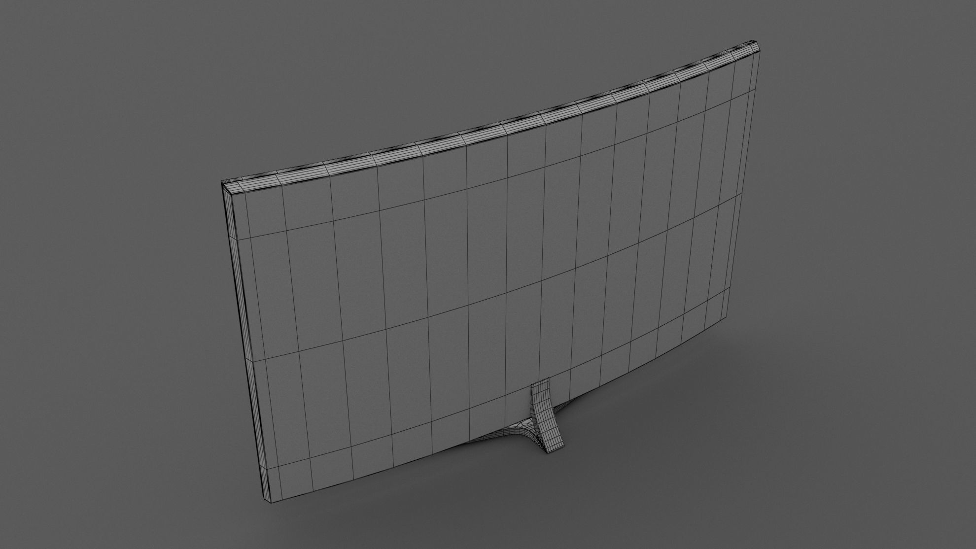 Samsung 4K Smart TV Low-poly 3D model_8