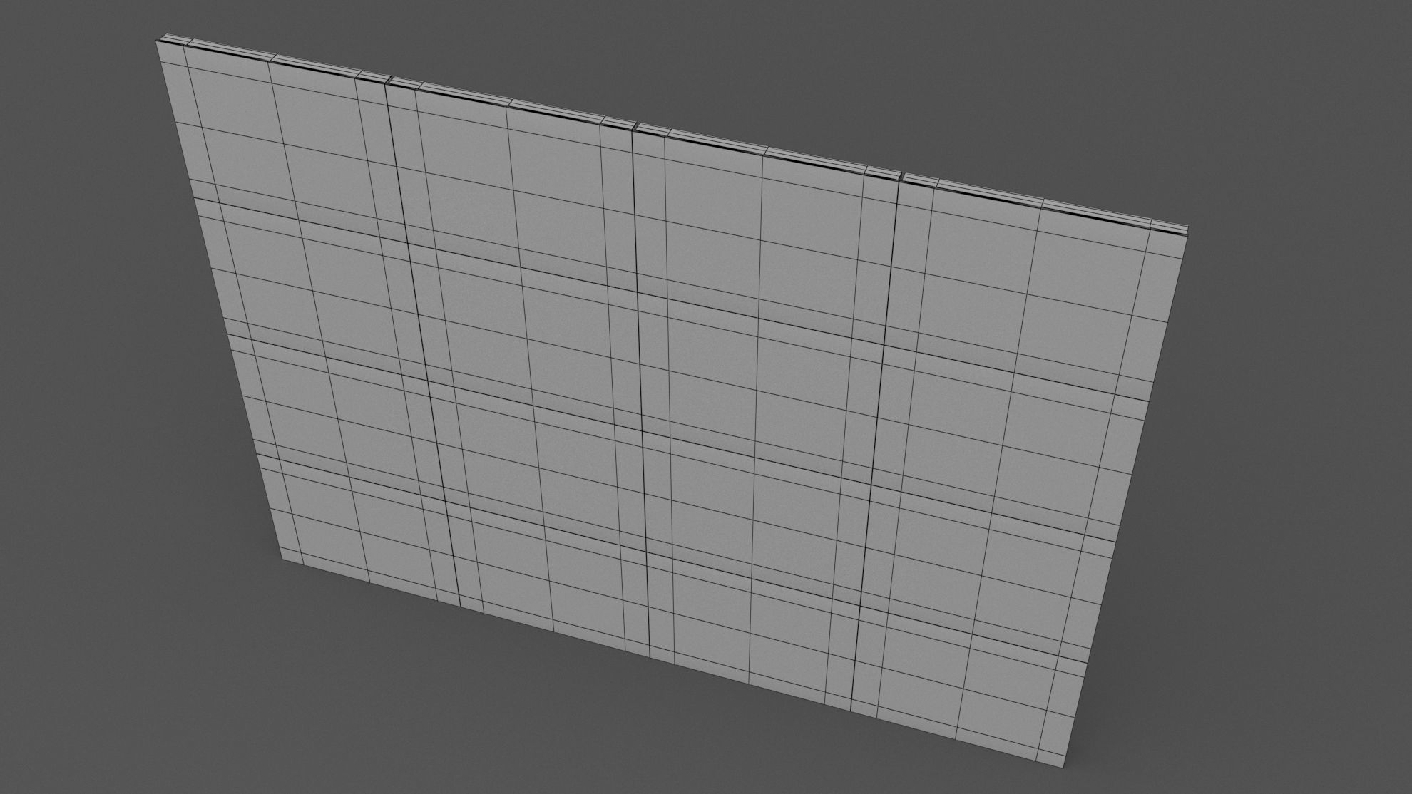 Led Screen Panel - Video Wall Low-poly 3D model_6