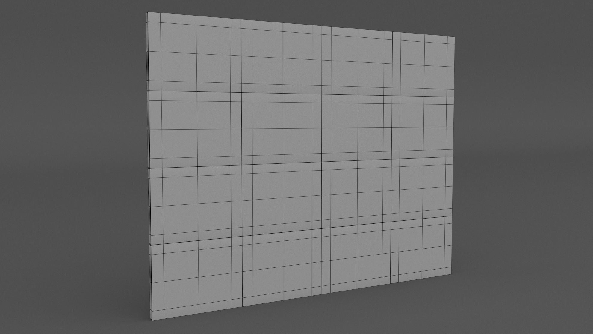 Led Screen Panel - Video Wall Low-poly 3D model_5