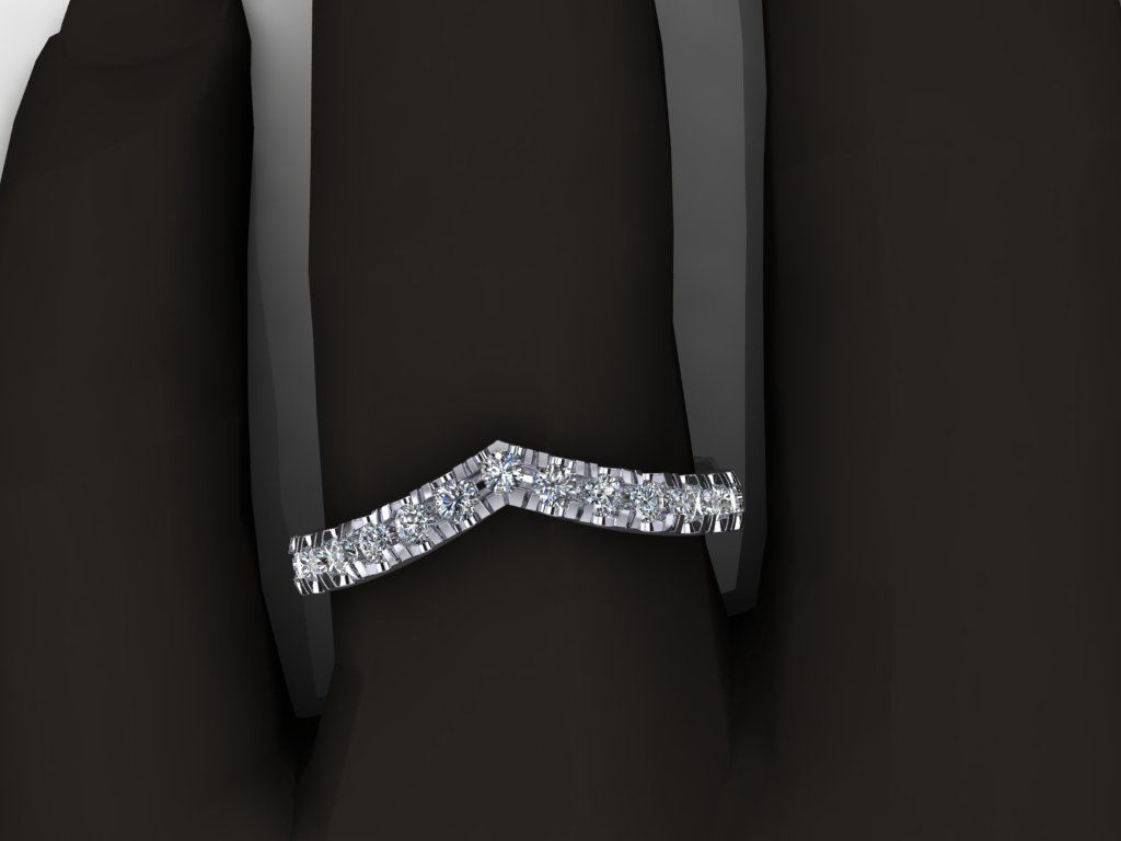 Ring - 3 check marks 3in1 3D print model_2